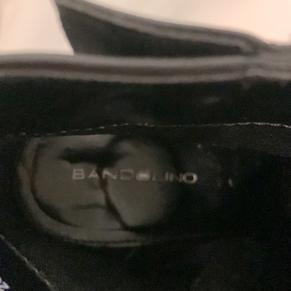 Black Bandolino ankle boots with leather upper. Retro/steam punk/bohemian vibe. - Picture 5 of 8